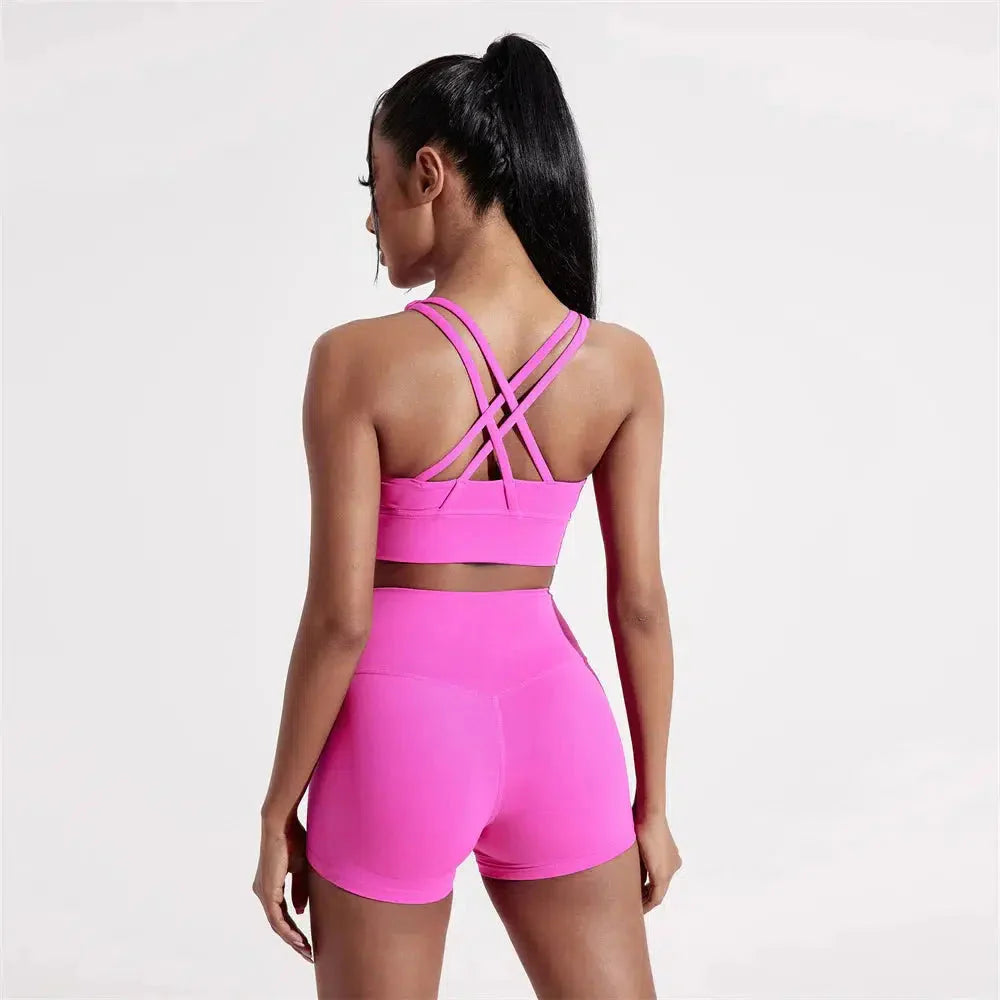 Elettra – Bold summer colors – Colorful activewear set-15138003321216-Santi Vento Atelier