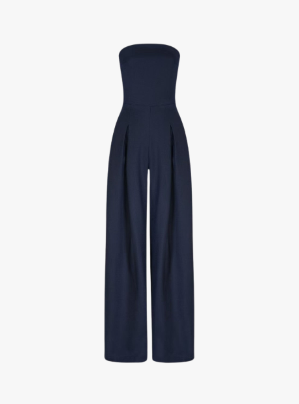Elisavie – Strapless tailored – Wide leg jumpsuit-15148504383872-Santi Vento Atelier
