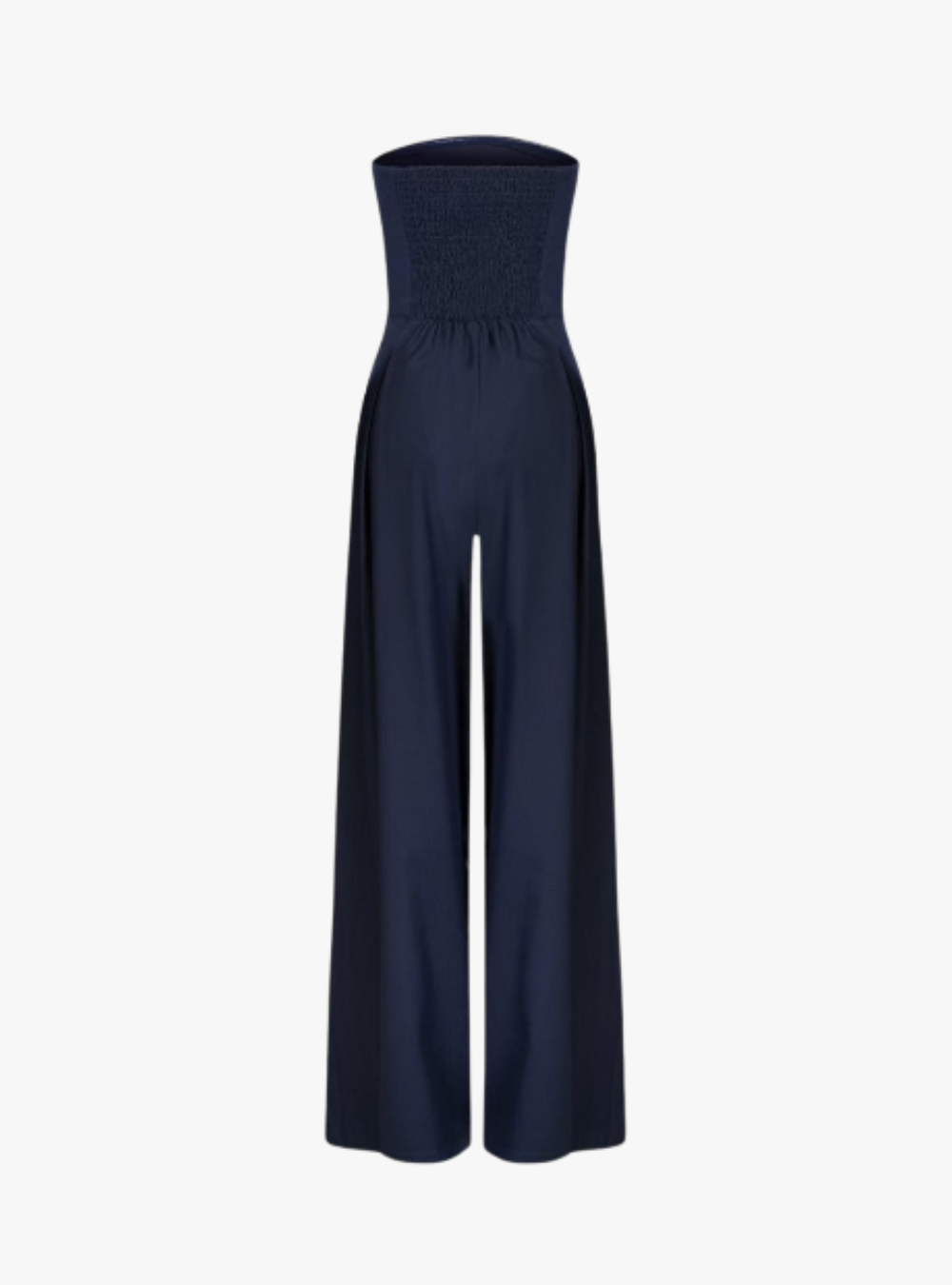 Elisavie – Strapless tailored – Wide leg jumpsuit-15148504383872-Santi Vento Atelier