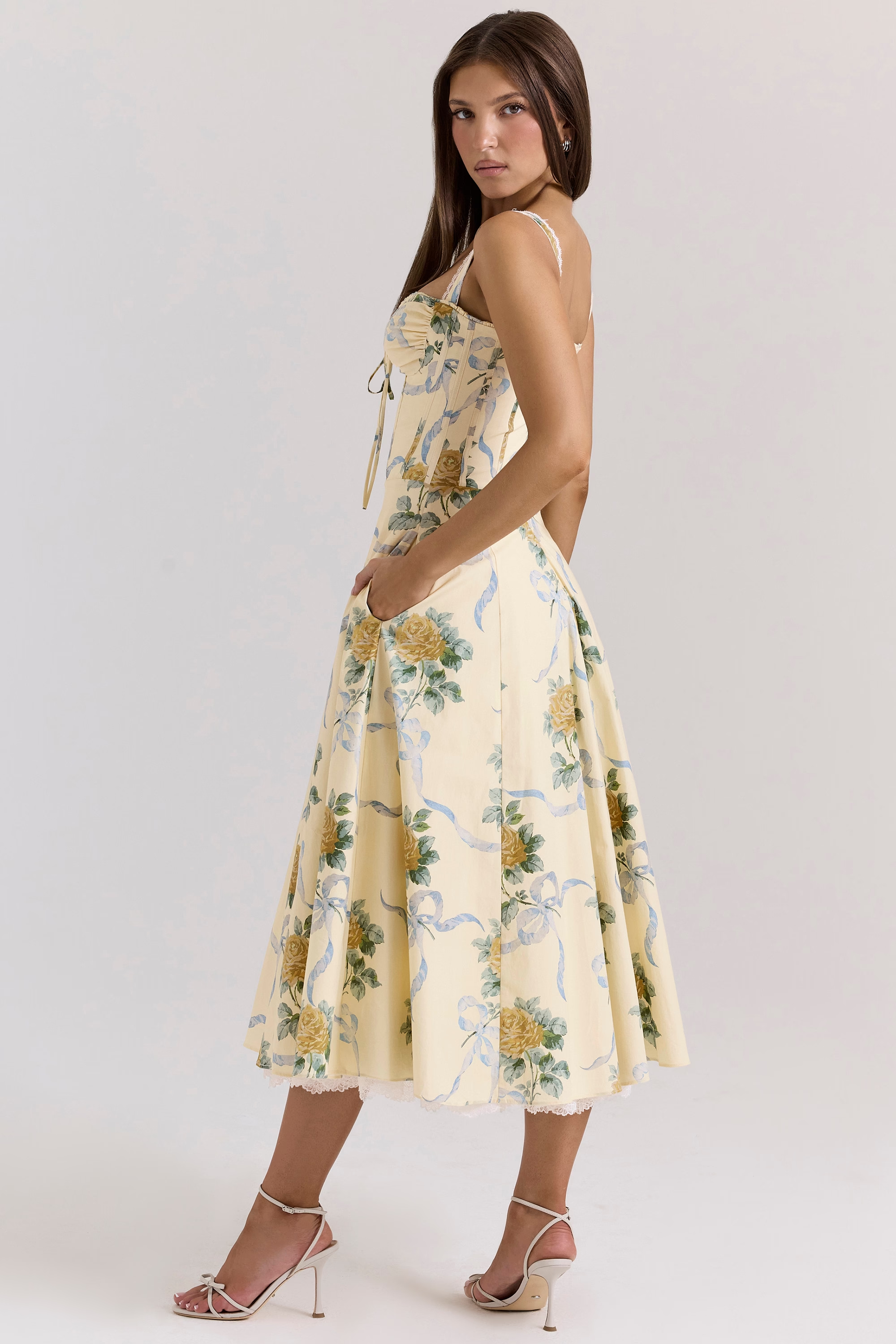 Elisora – Vintage floral – Midi sundress-15146333897088-Santi Vento Atelier