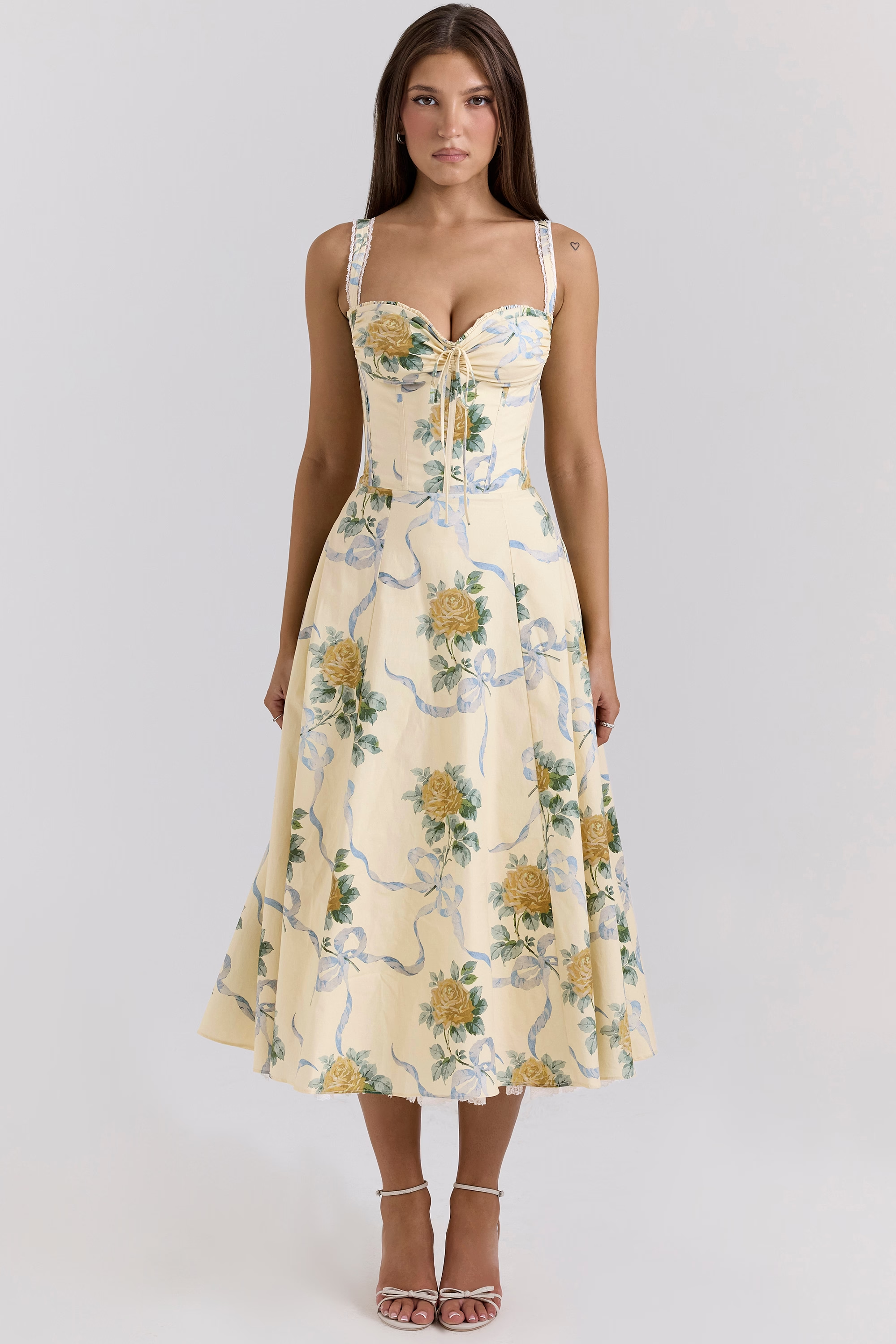 Elisora – Vintage floral – Midi sundress-15146333897088-Santi Vento Atelier
