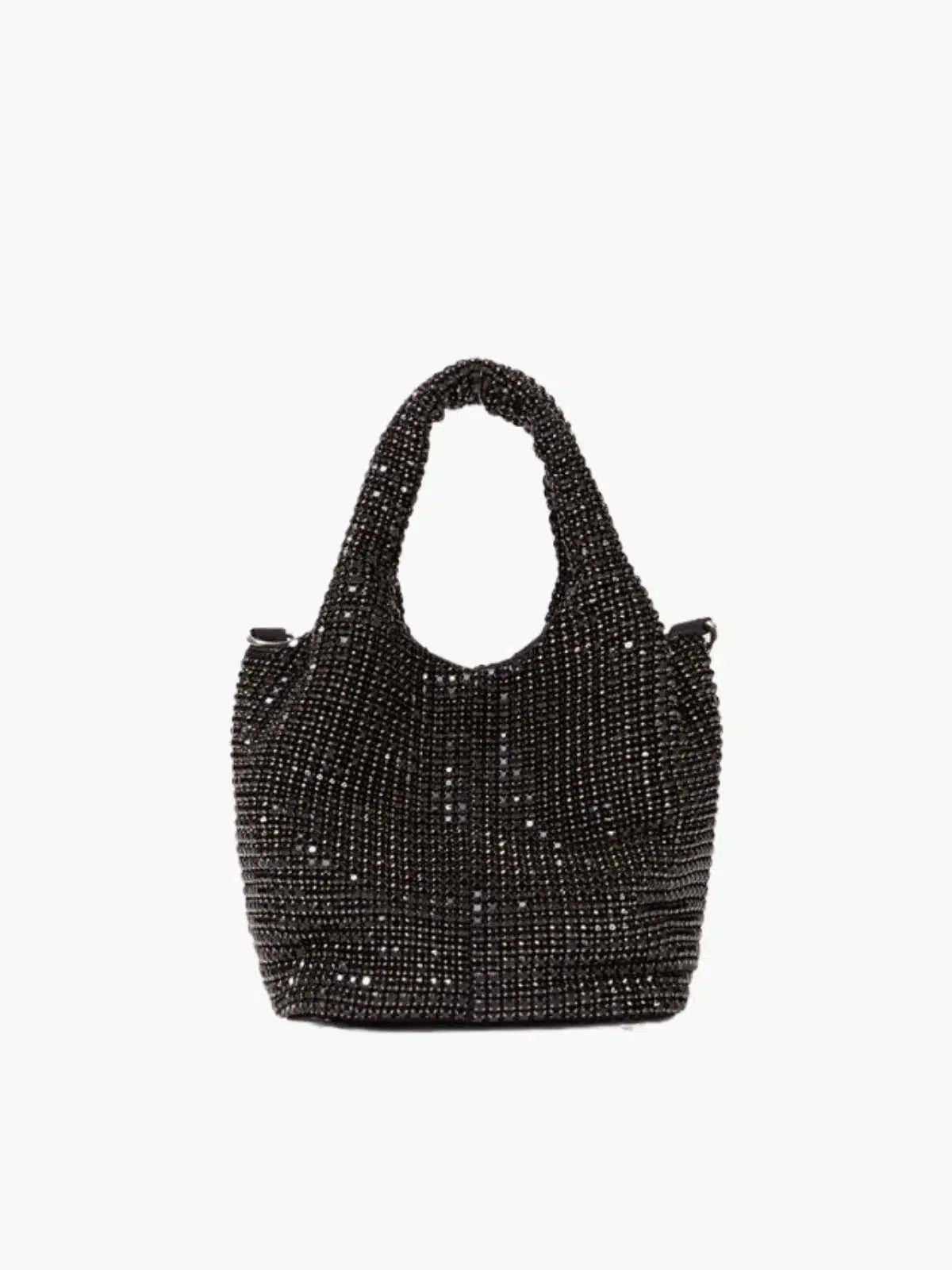 Eloise – Rhinestone embellishments – Mini bucket bag-15137974157696-Santi Vento Atelier