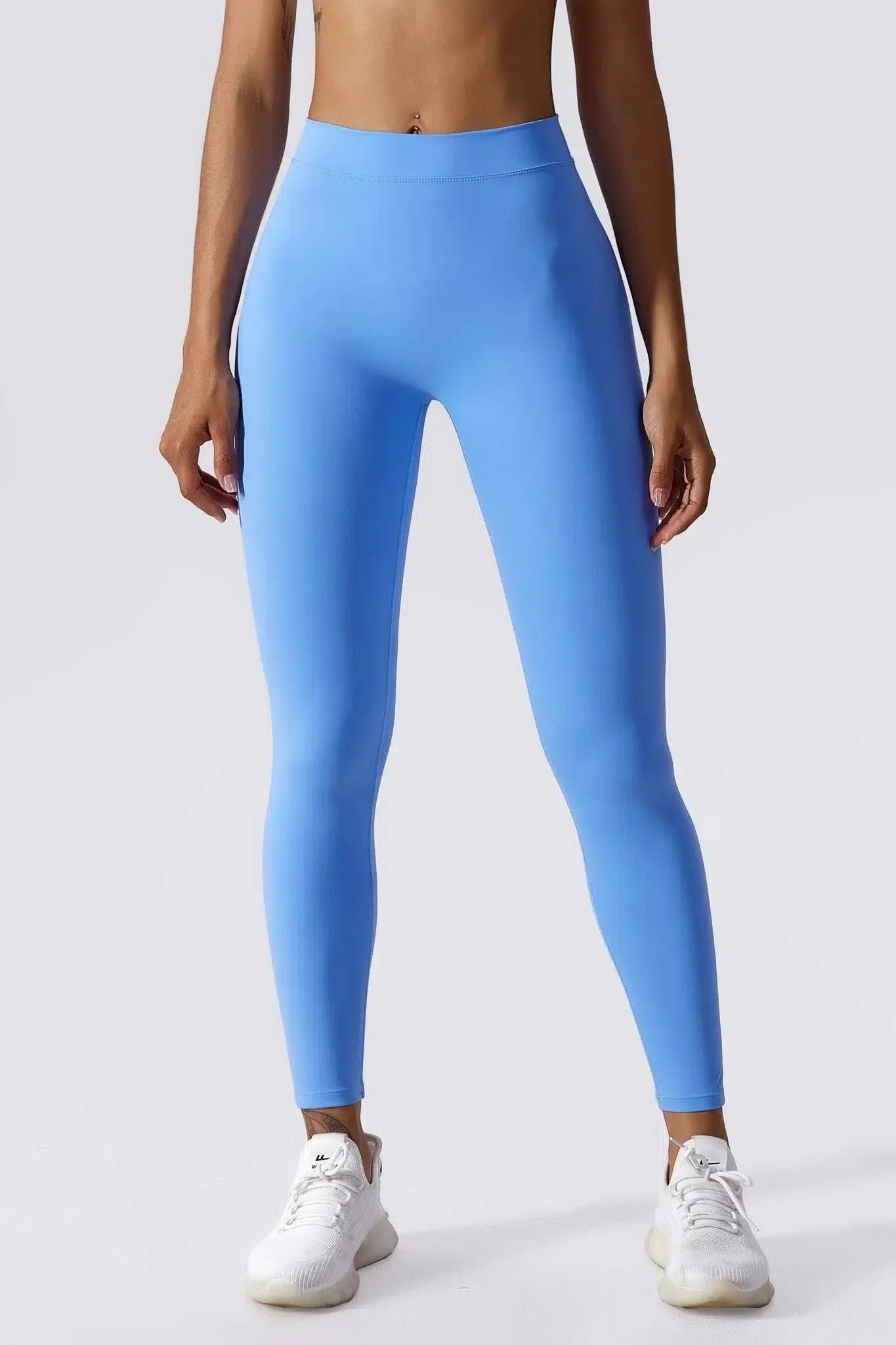 Fia – V-shaped waistband – Active leggings-15138001682816-Santi Vento Atelier