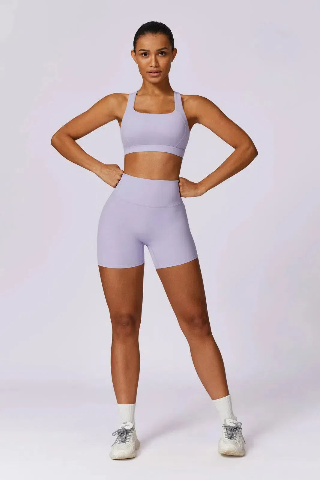Fionnuala – High-waisted fit – Sweat-proof shorts-15138001846656-Santi Vento Atelier