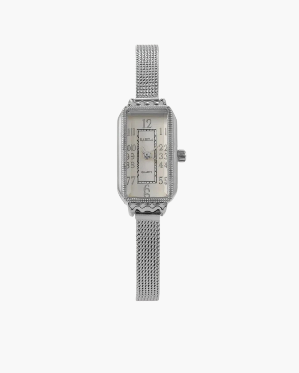 Fleur – Vintage-inspired – Mesh bracelet watch-15137987101056-Santi Vento Atelier