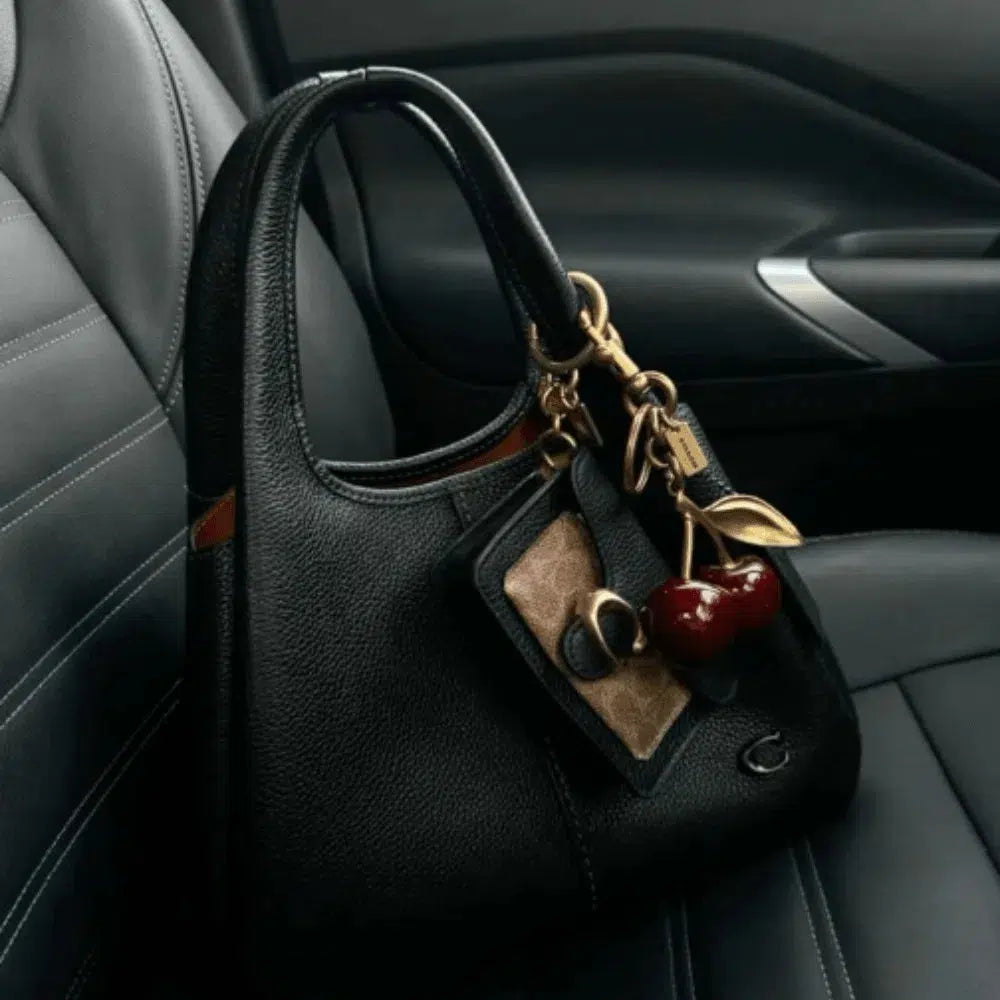 Hard Cherry – Bold design – Bag charm-15137984872832-Santi Vento Atelier