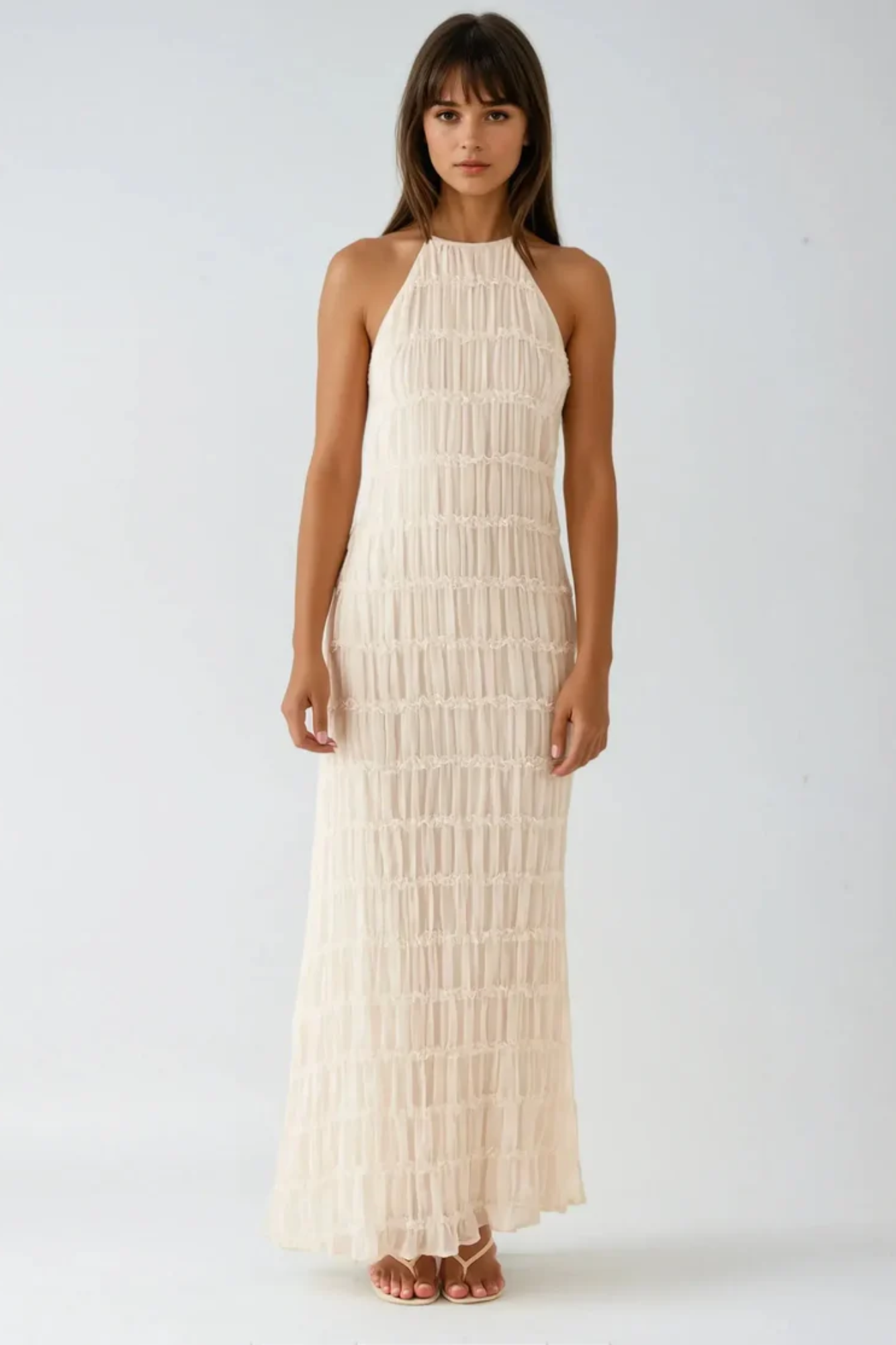 Isadora – Ethereal elegance – Halter maxi dress-15139767550336-Santi Vento Atelier