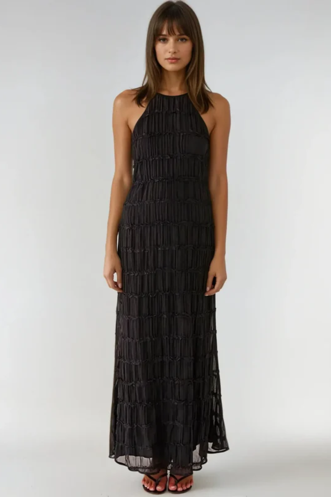 Isadora – Ethereal elegance – Halter maxi dress-15139767550336-Santi Vento Atelier