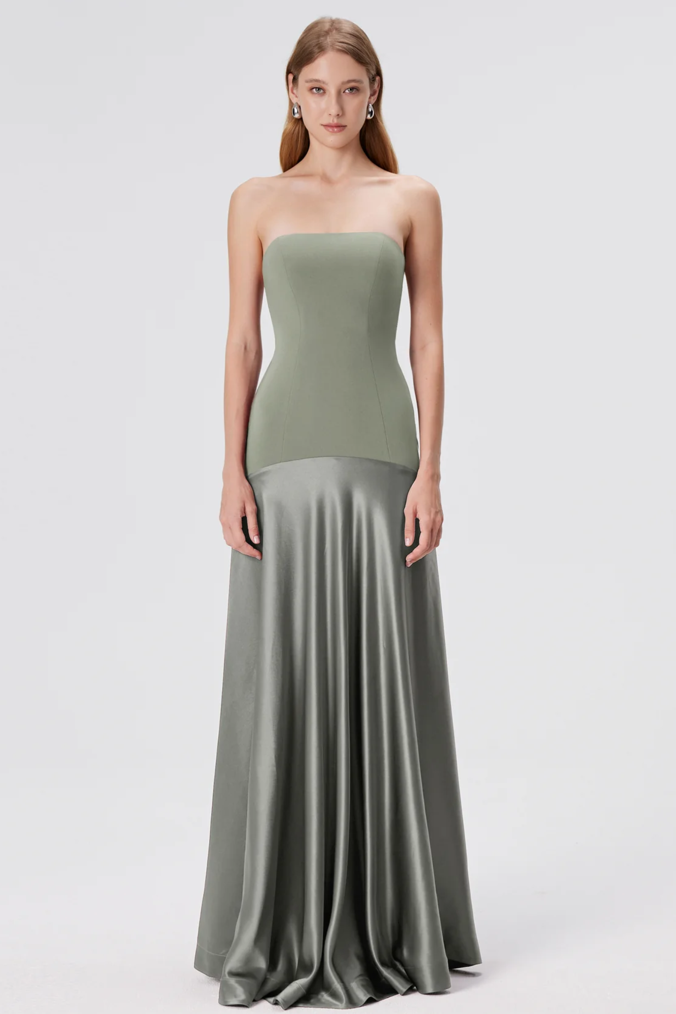 Isavelle – Sculpted fit – Strapless evening gown-15170343666048-Santi Vento Atelier