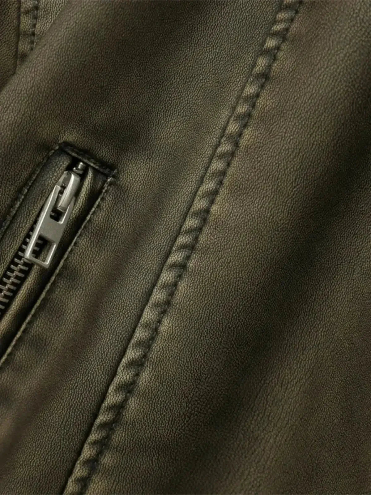 Isla – Cropped fitted design – Belted biker jacket-15137995555200-Santi Vento Atelier