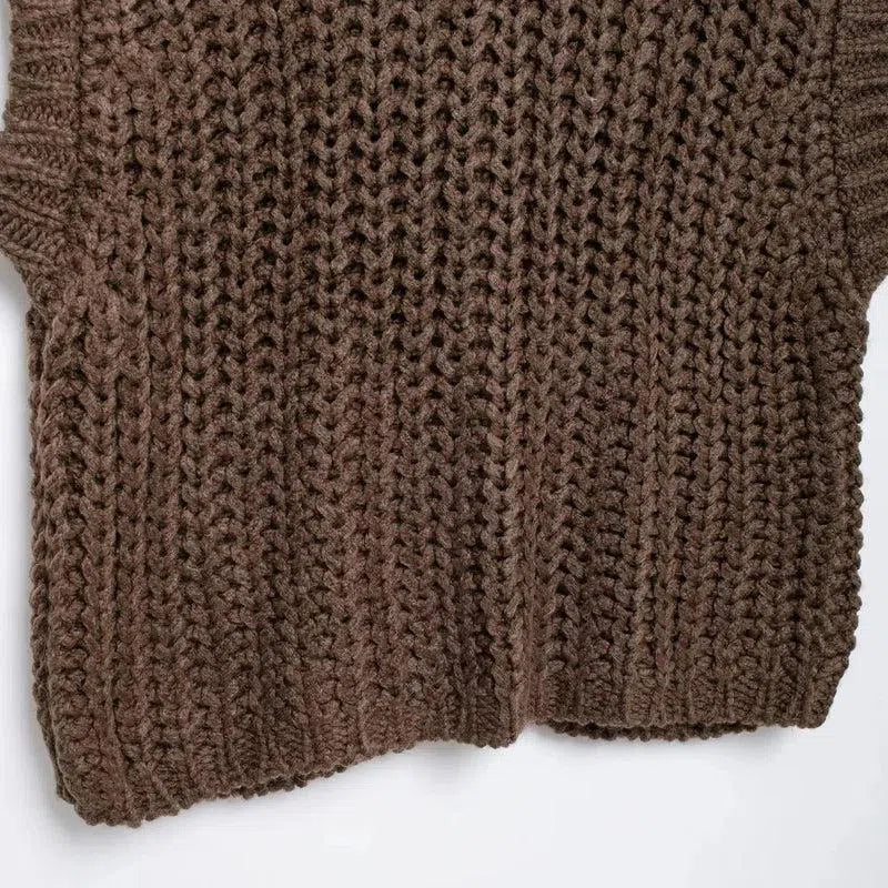 Leonelle – Button detailing – Sweater vest-15140898668928-Santi Vento Atelier