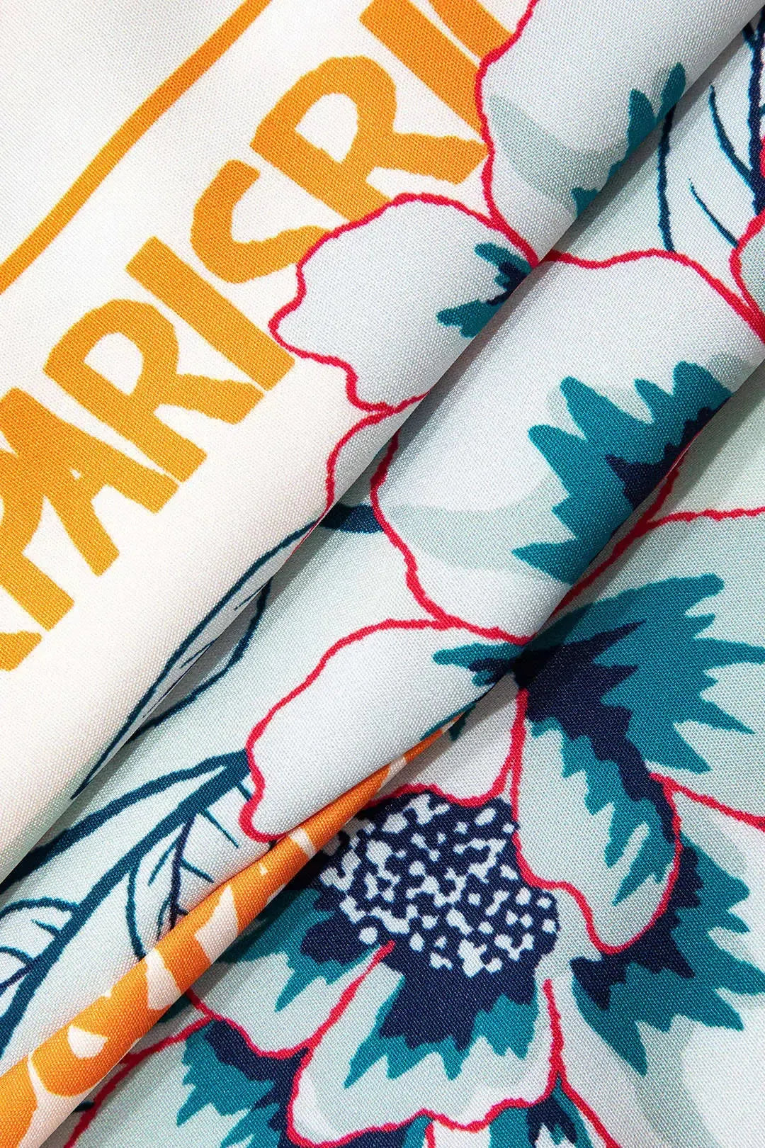 Licia – Knot detail – Floral wrap mini skirt-15140933206400-Santi Vento Atelier