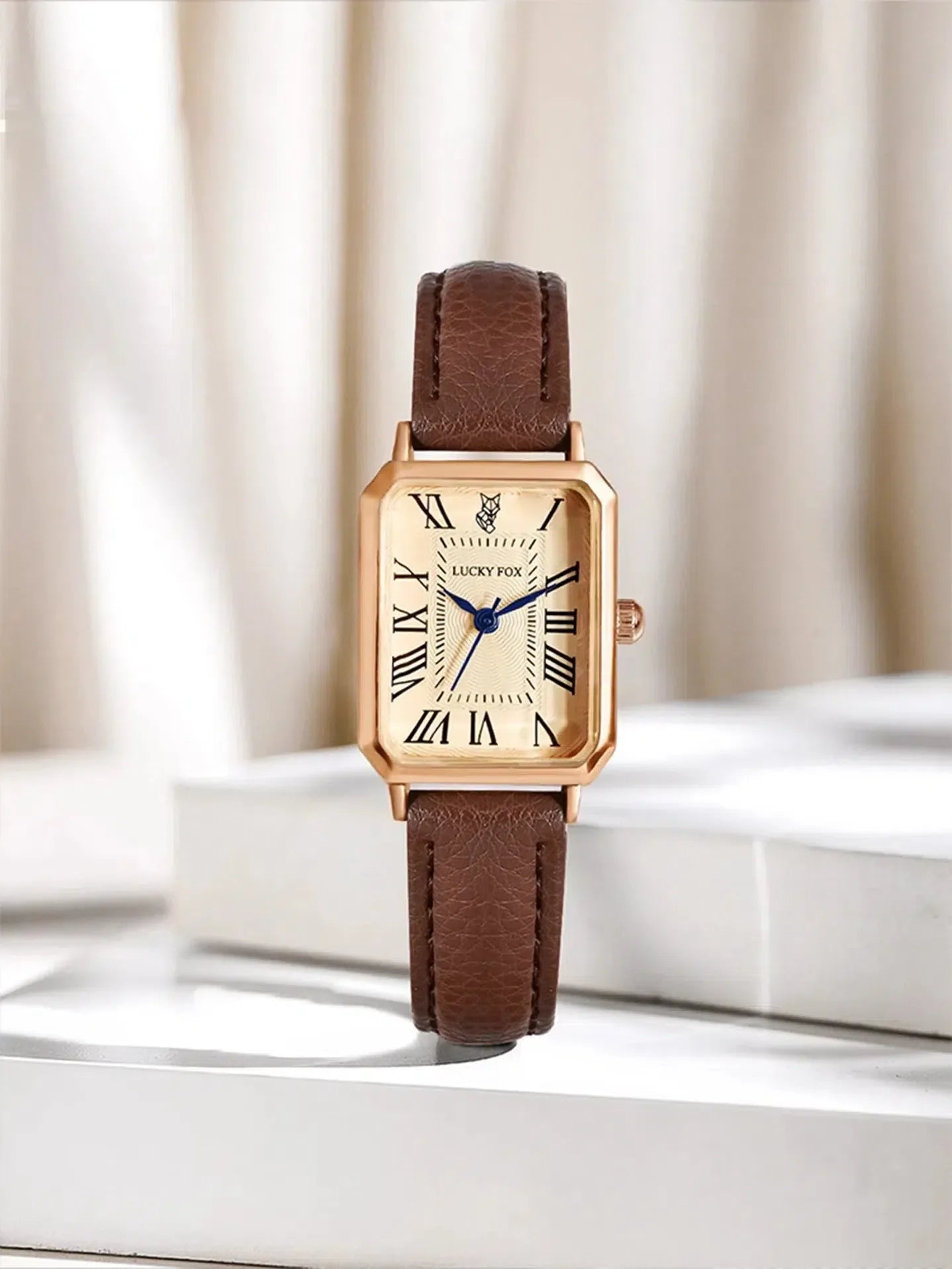 Liriel – Gold-toned details – Square watch-15137987920256-Santi Vento Atelier