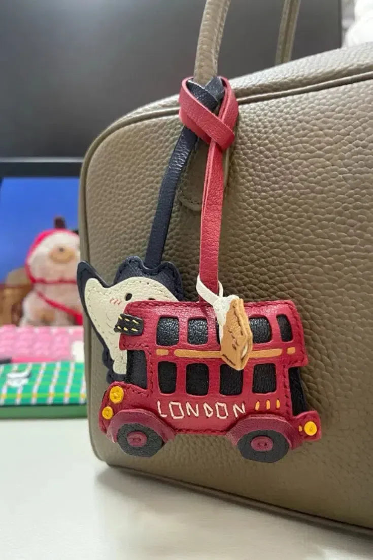 London Bus – Classic design – Bag Charm-15137985659264-Santi Vento Atelier