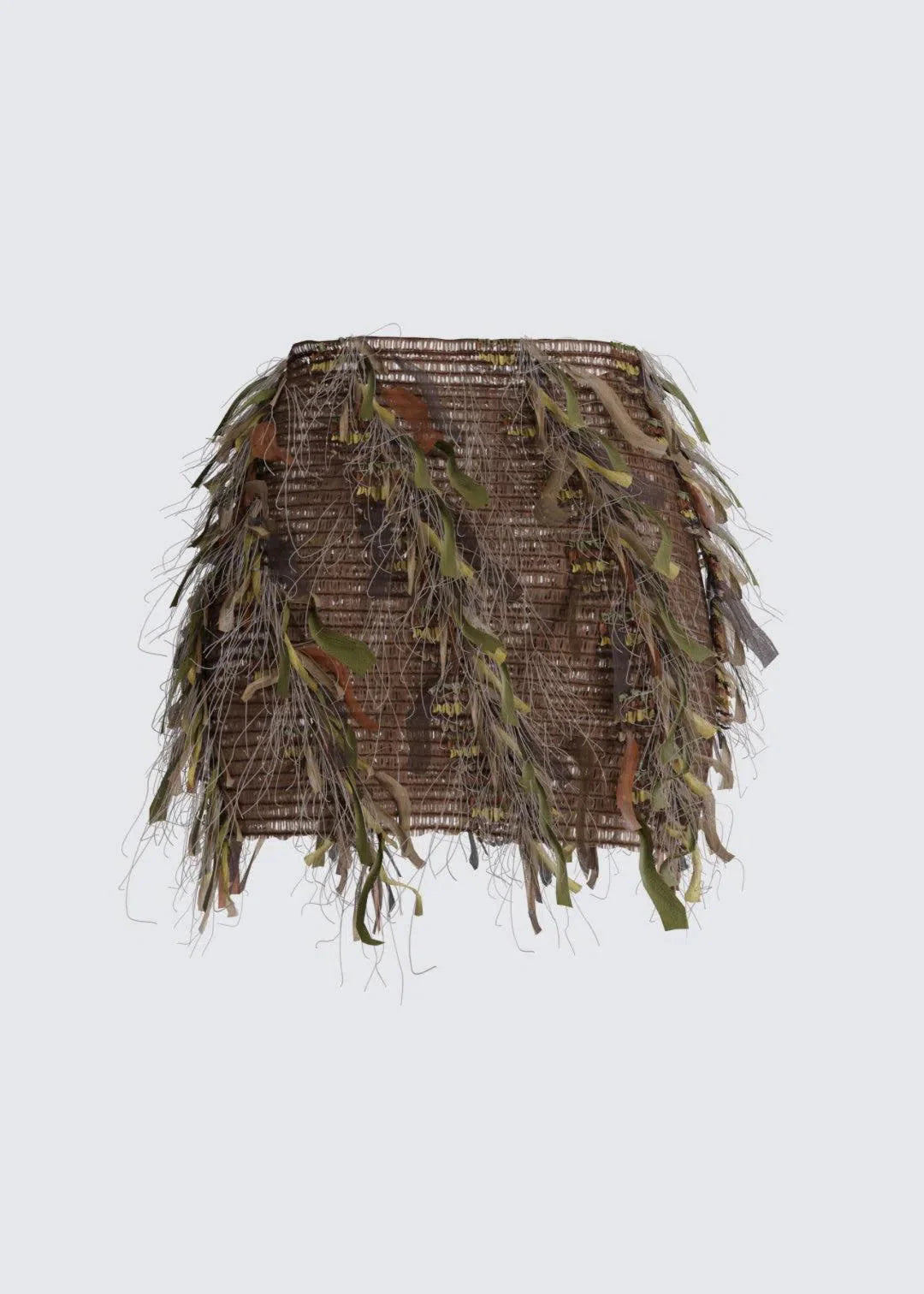 Luciana – Fringed texture – Ruffle skirt-15140933697920-Santi Vento Atelier