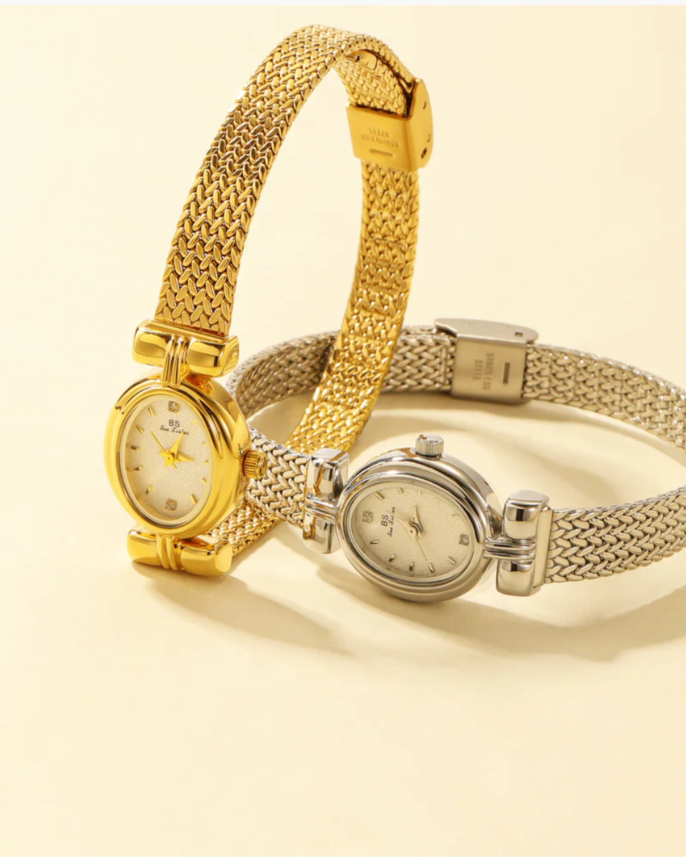 Lucienne – Woven design – Bracelet watch-15137987297664-Santi Vento Atelier