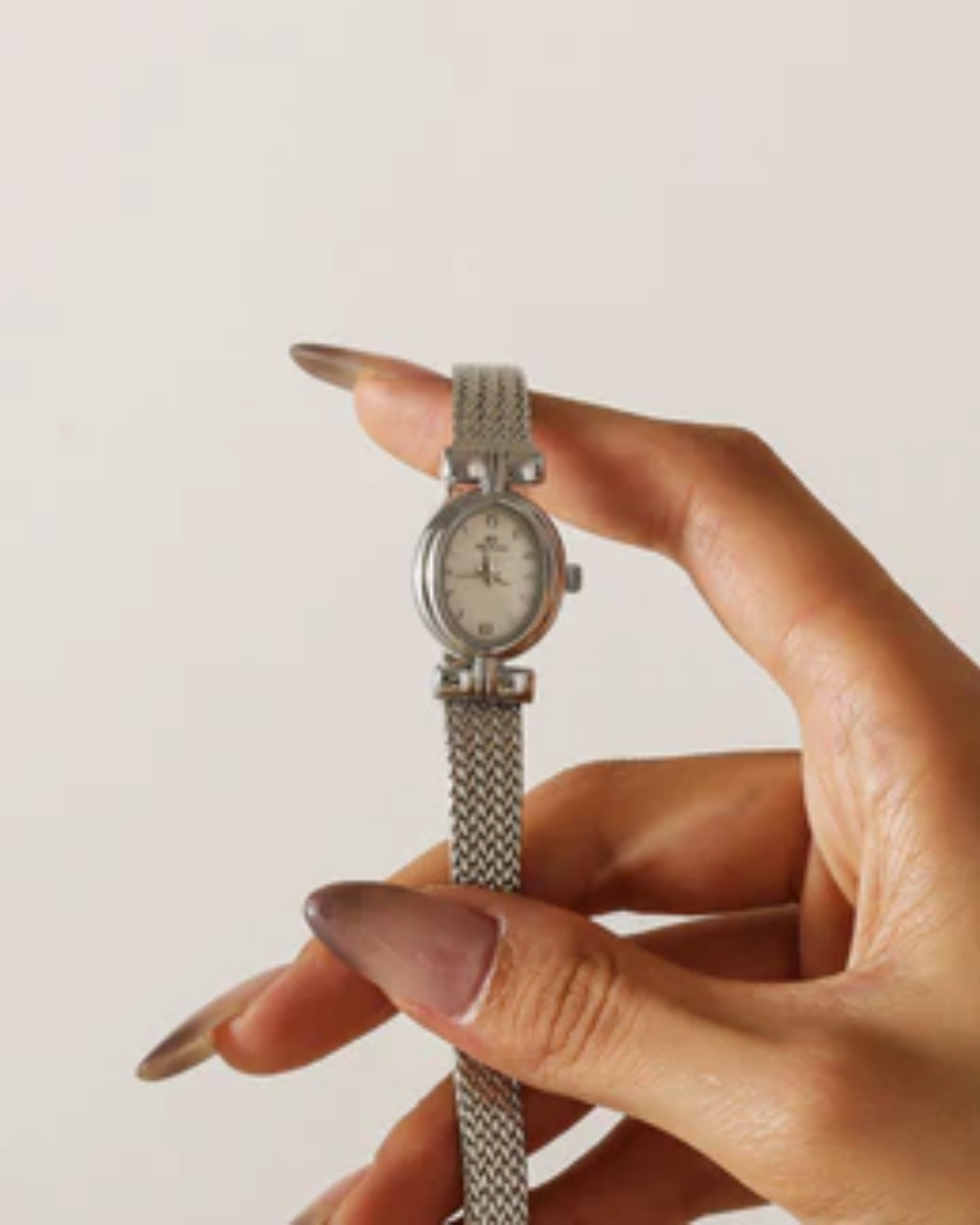 Lucienne – Woven design – Bracelet watch-15137987297664-Santi Vento Atelier