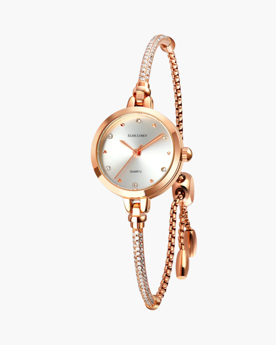 Luna Belle – Elegant bangle style – Bracelet watch-15137987002752-Santi Vento Atelier