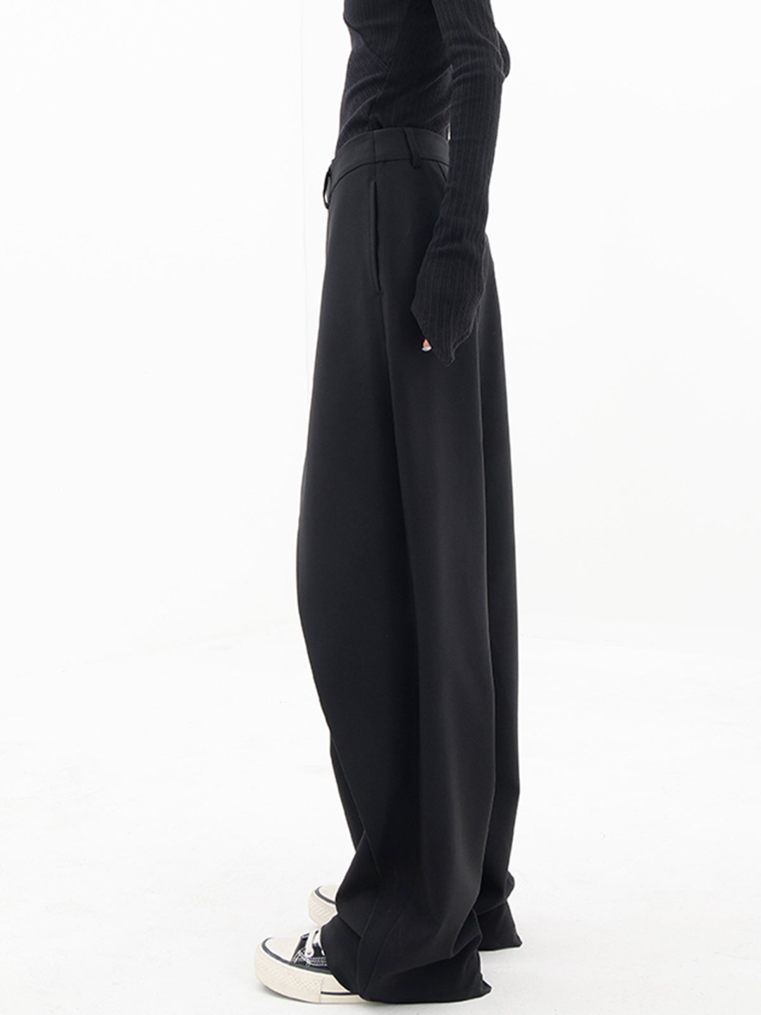 Lunafina – Asymmetric overlay – Wide-leg trousers-15140932845952-Santi Vento Atelier
