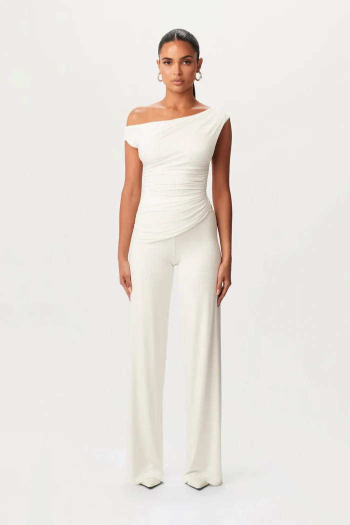 Lunavia – Draped silhouette – One-shoulder jumpsuit-15150289387904-Santi Vento Atelier