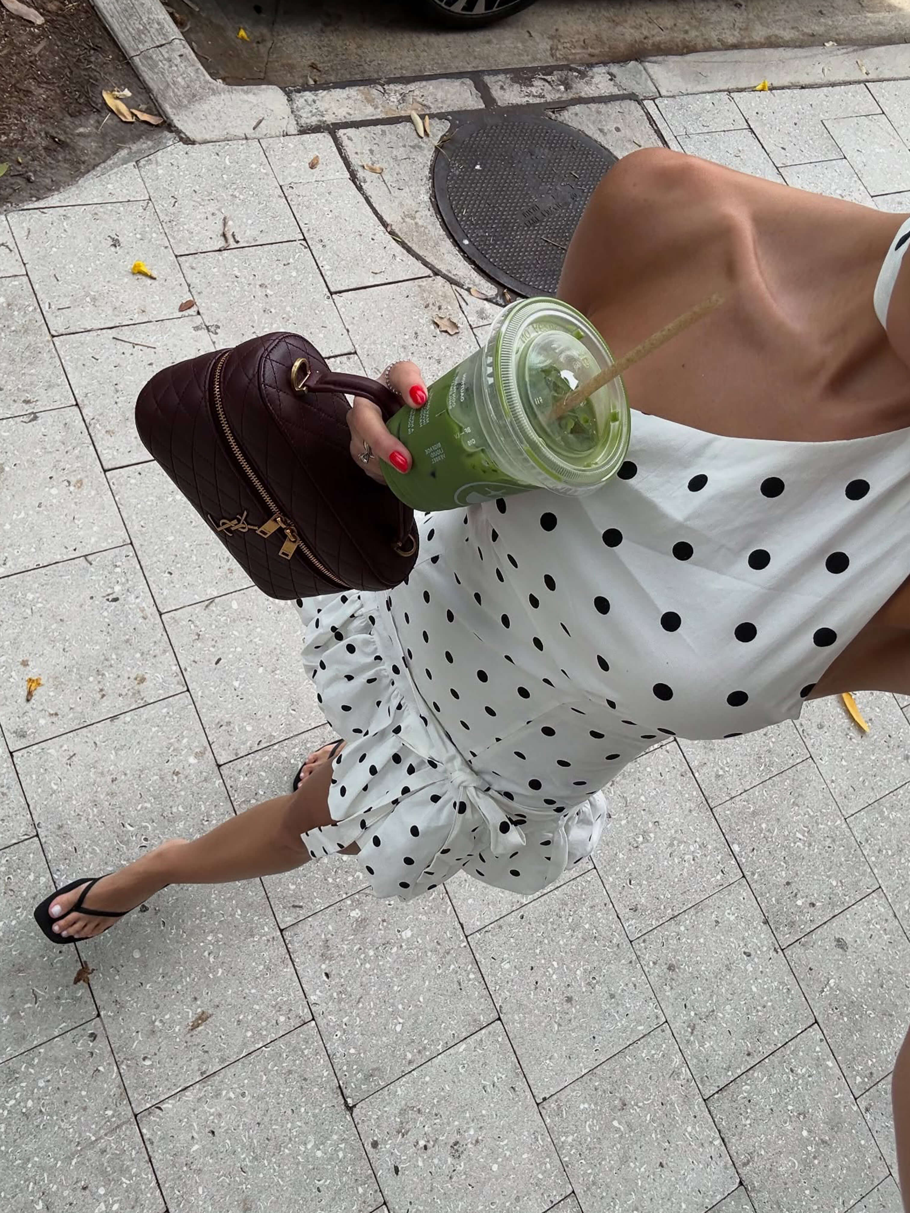 Lunetta – Asymmetric cut – Polka dot mini dress-15157950513536-Santi Vento Atelier