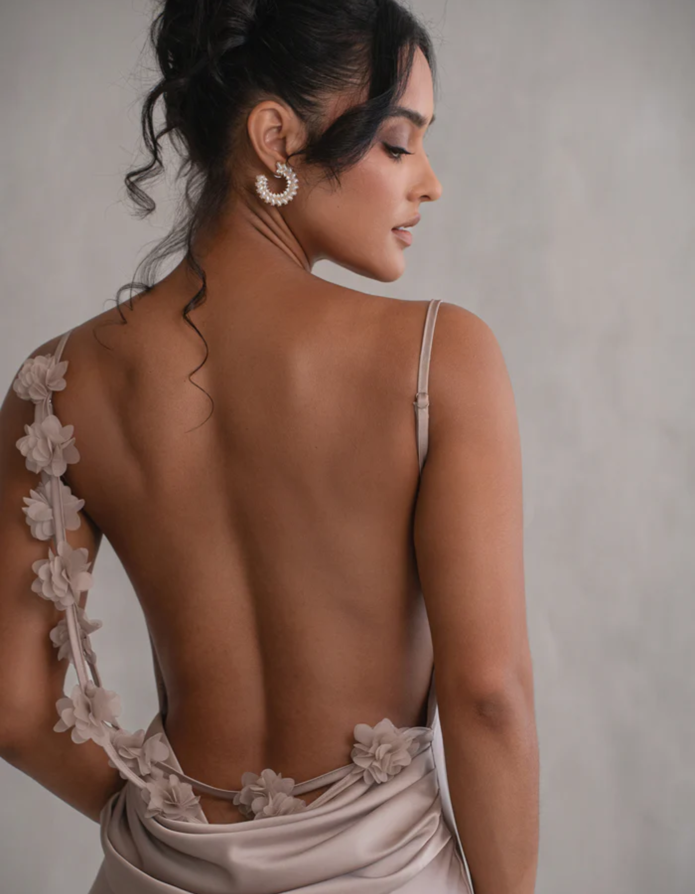 Mariam – Satin drape – Spaghetti strap gown-15151056945536-Santi Vento Atelier