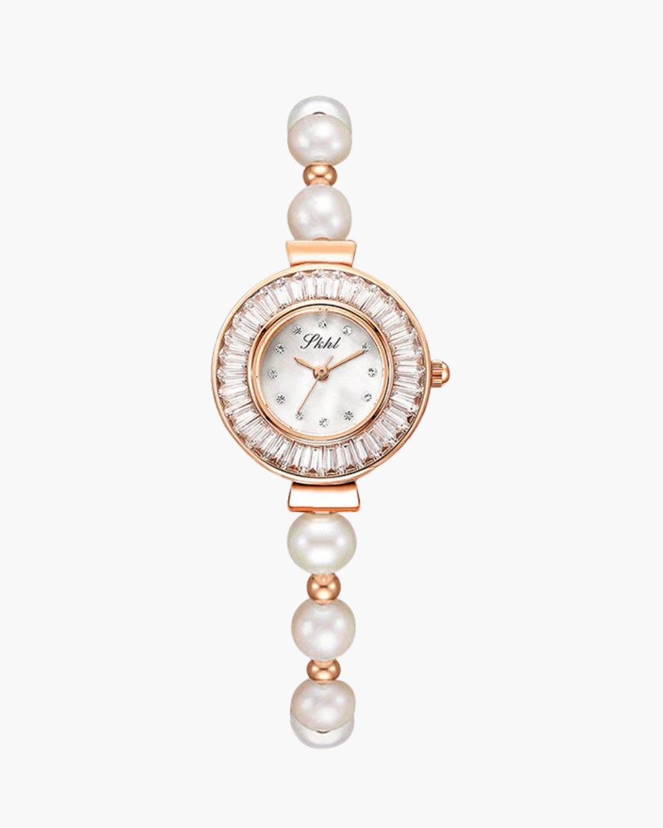 Minette – Pearl-accented bracelet – Vintage watch-15137987527040-Santi Vento Atelier