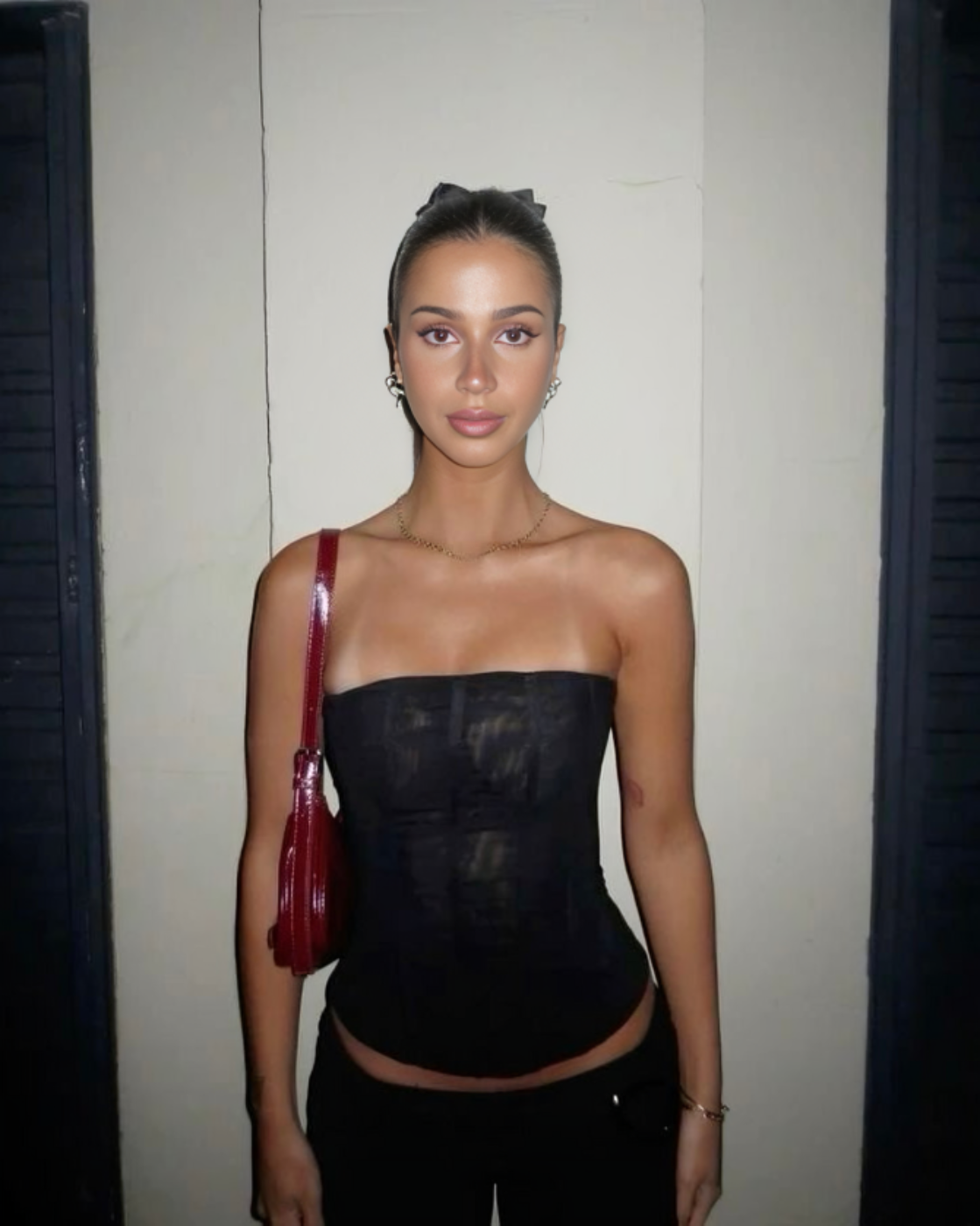 Mira – Sheer ruched – Strapless corset top-15157721694592-Santi Vento Atelier