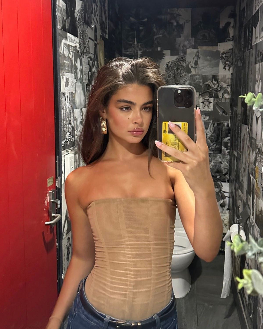 Mira – Sheer ruched – Strapless corset top-15157721694592-Santi Vento Atelier