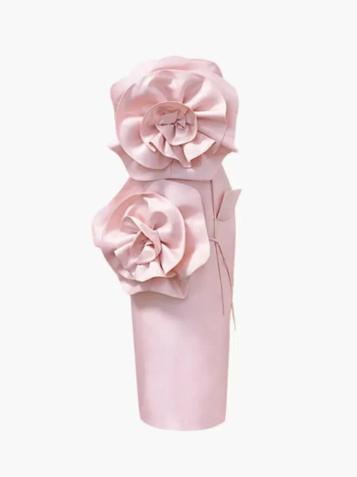 Mireille – Romantic elegance – Strapless floral midi dress-15139772137856-Santi Vento Atelier