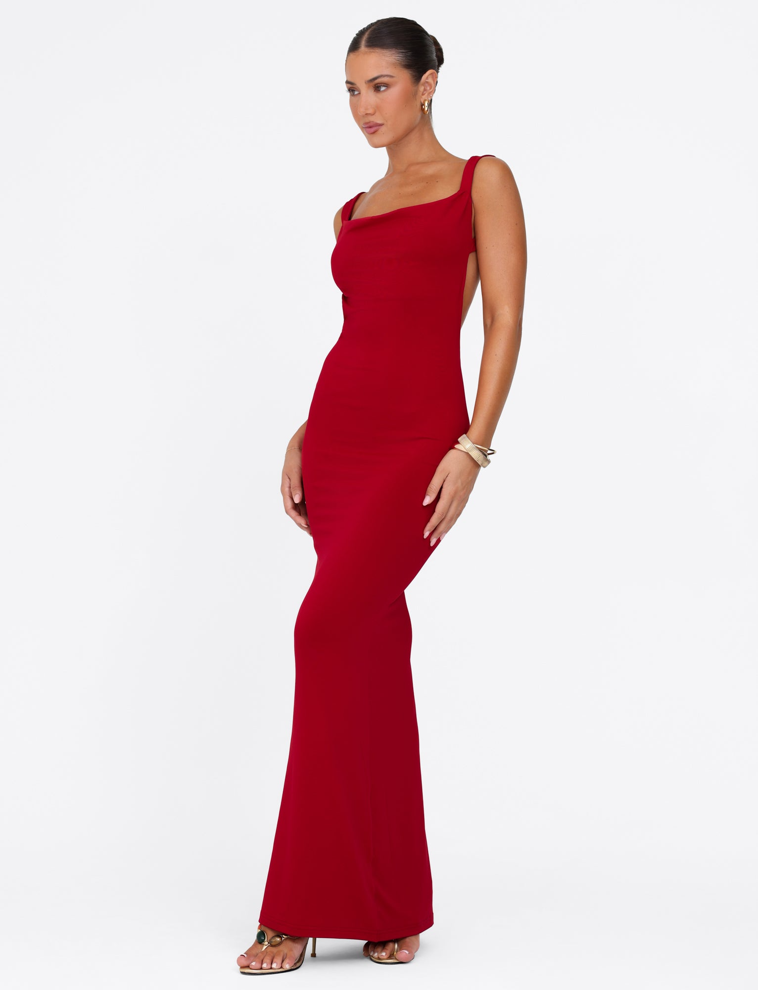 Morana – Open back silhouette – Maxi dress-15147633443200-Santi Vento Atelier