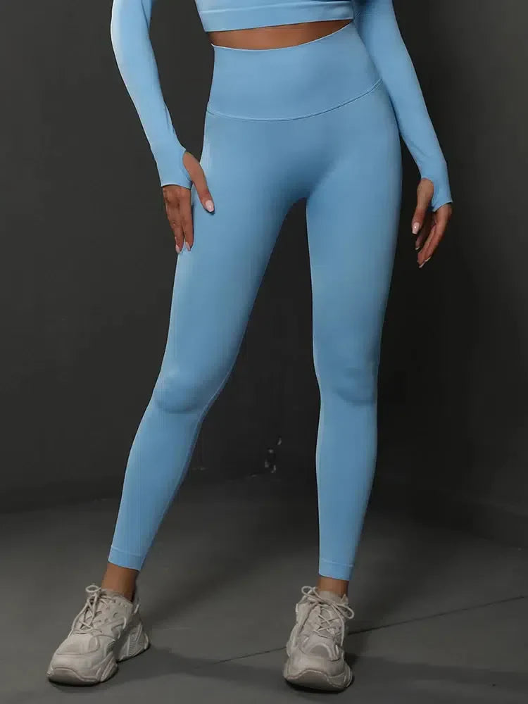 Nicoletta – Seamless design – Sleek gymwear leggings-15138001912192-Santi Vento Atelier