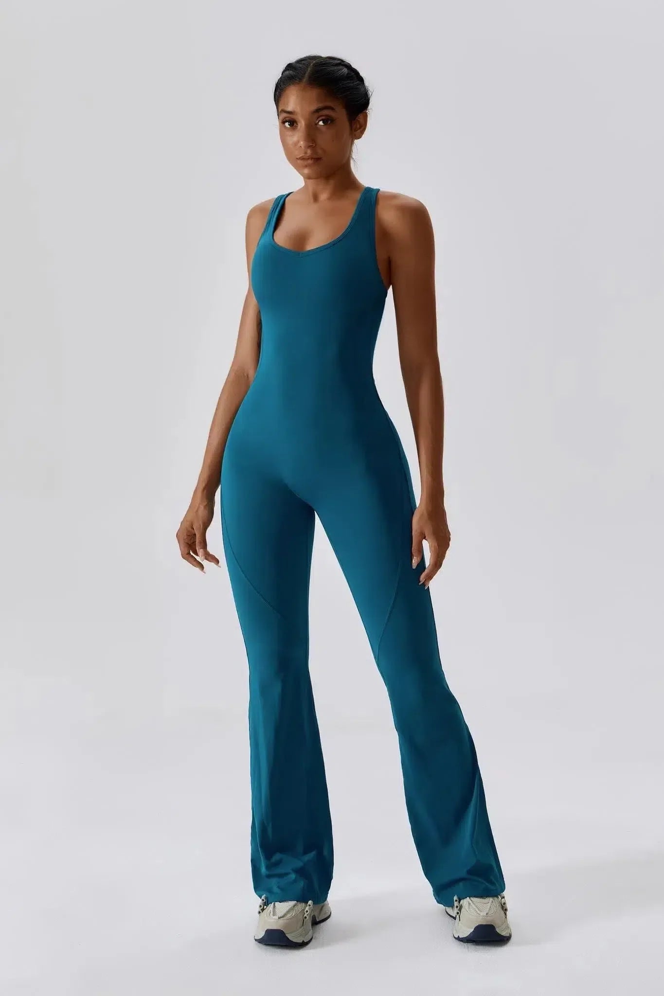 Noelia – Open-back design – Form-fitting jumpsuit-15137996800384-Santi Vento Atelier