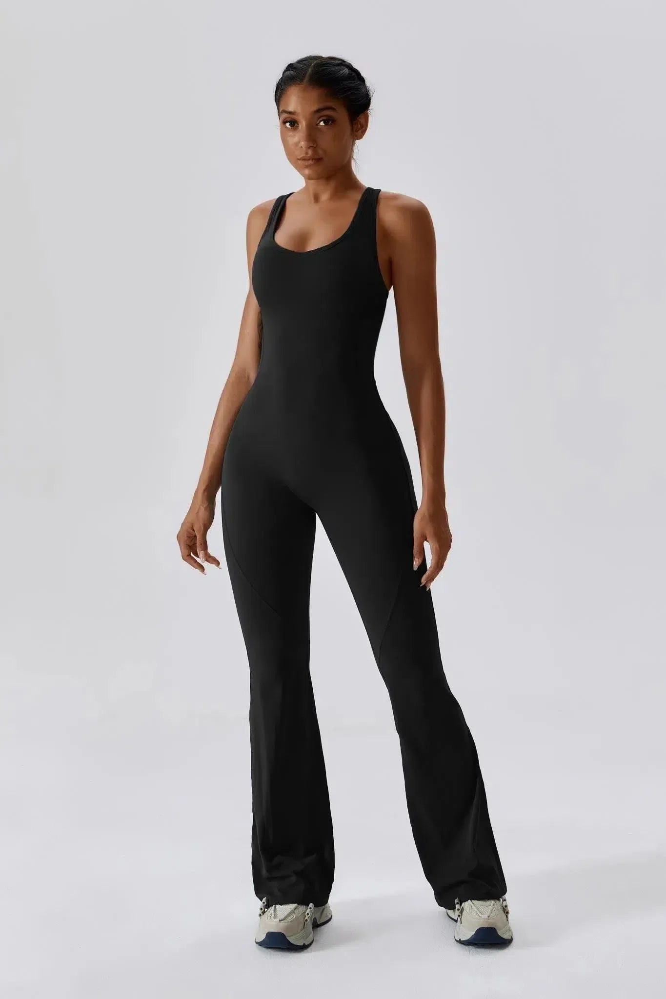 Noelia – Open-back design – Form-fitting jumpsuit-15137996800384-Santi Vento Atelier