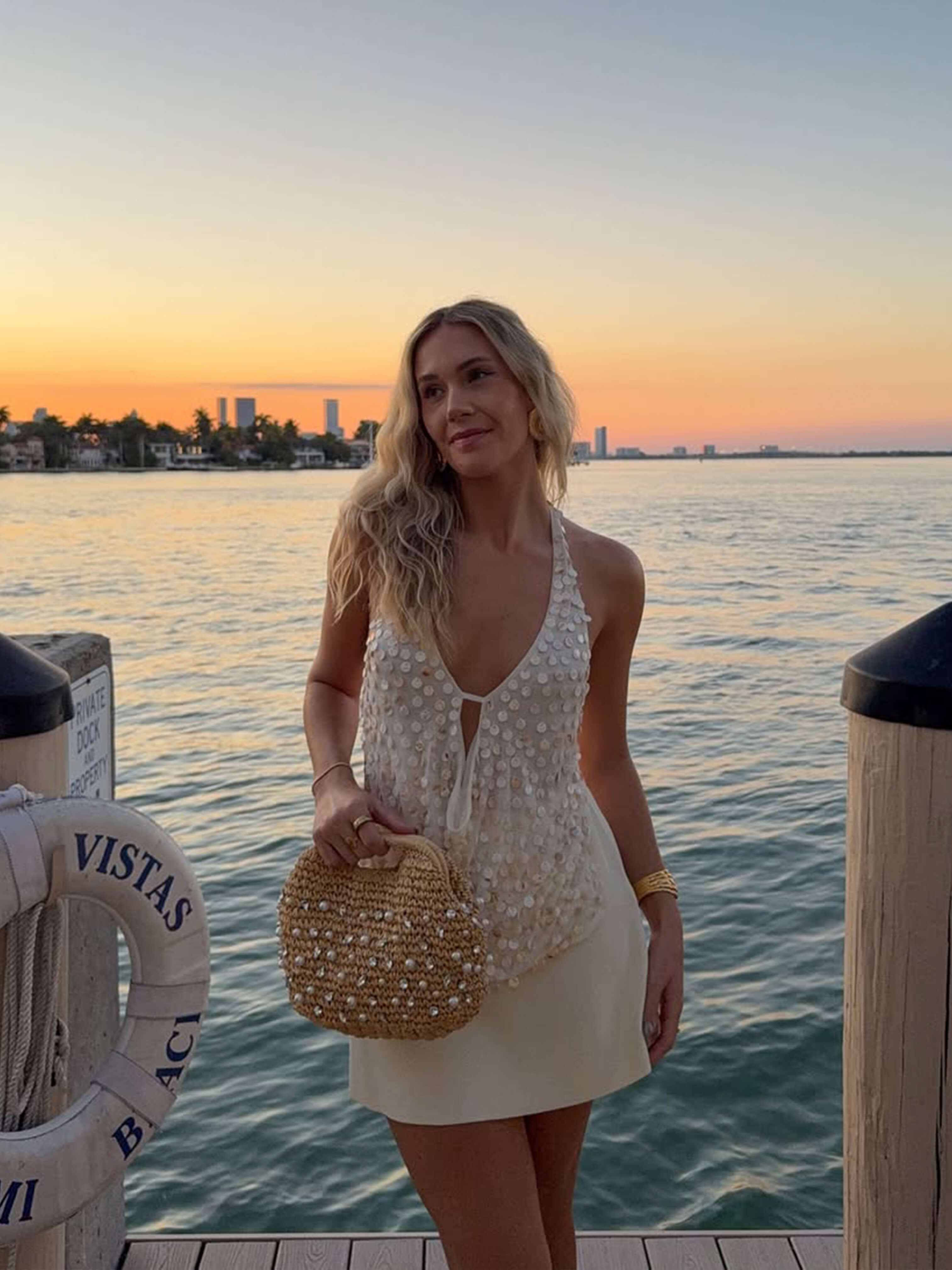 Nuvellia – Sequin drape – Halter top-15157941502336-Santi Vento Atelier