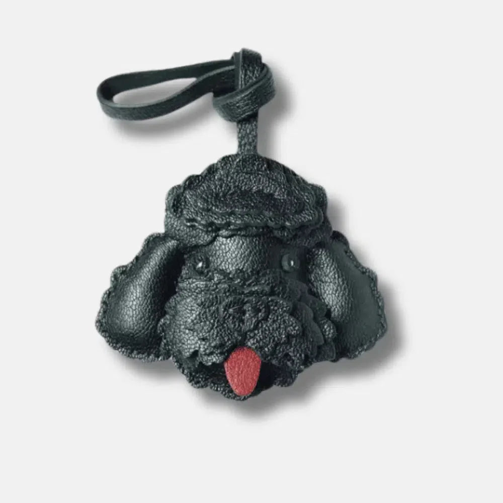 Poodle – Chic poodle design – Bag charm-15137985167744-Santi Vento Atelier