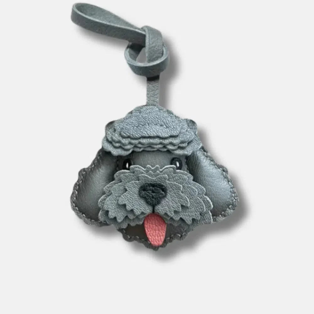 Poodle – Chic poodle design – Bag charm-15137985167744-Santi Vento Atelier