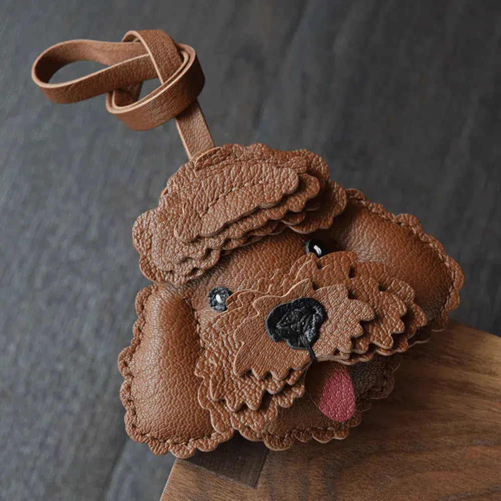 Poodle – Chic poodle design – Bag charm-15137985167744-Santi Vento Atelier