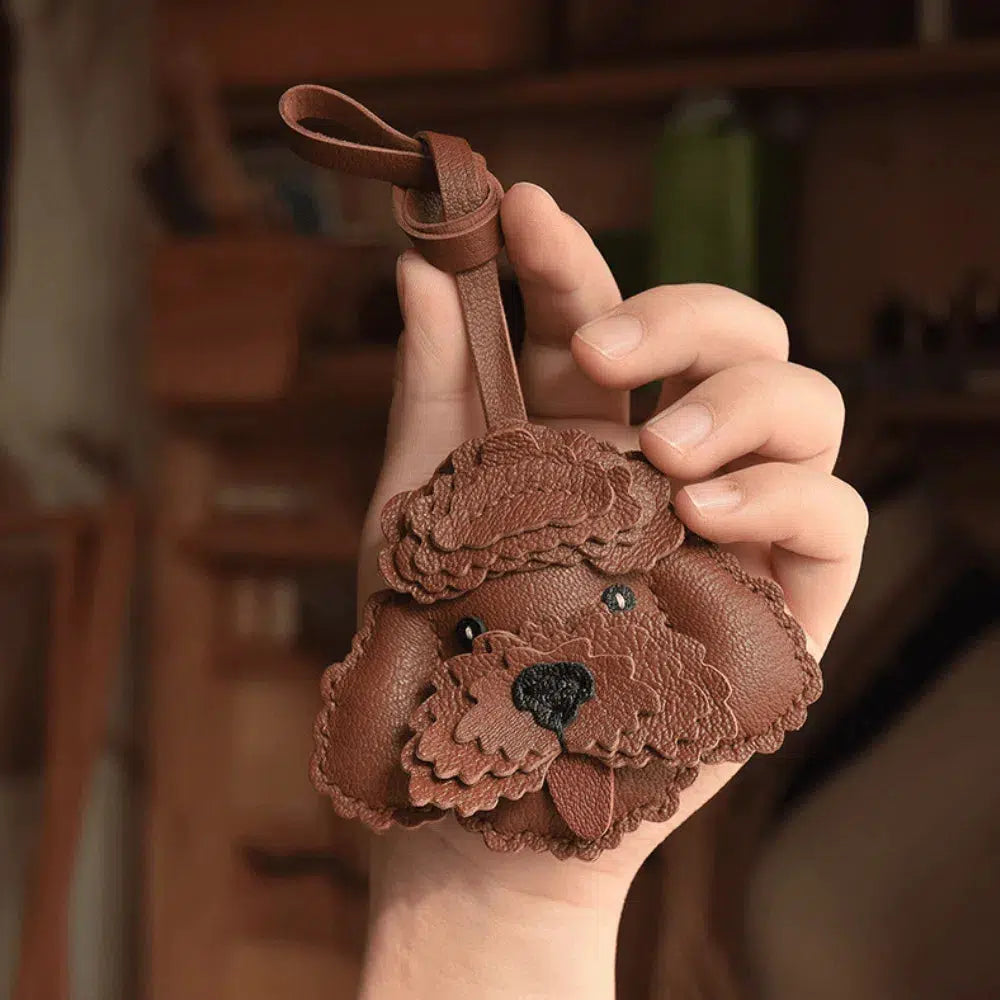 Poodle – Chic poodle design – Bag charm-15137985167744-Santi Vento Atelier