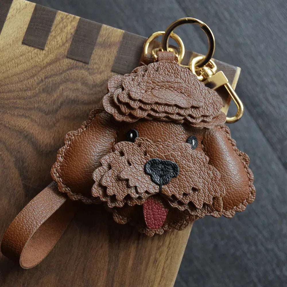 Poodle – Chic poodle design – Bag charm-15137985167744-Santi Vento Atelier