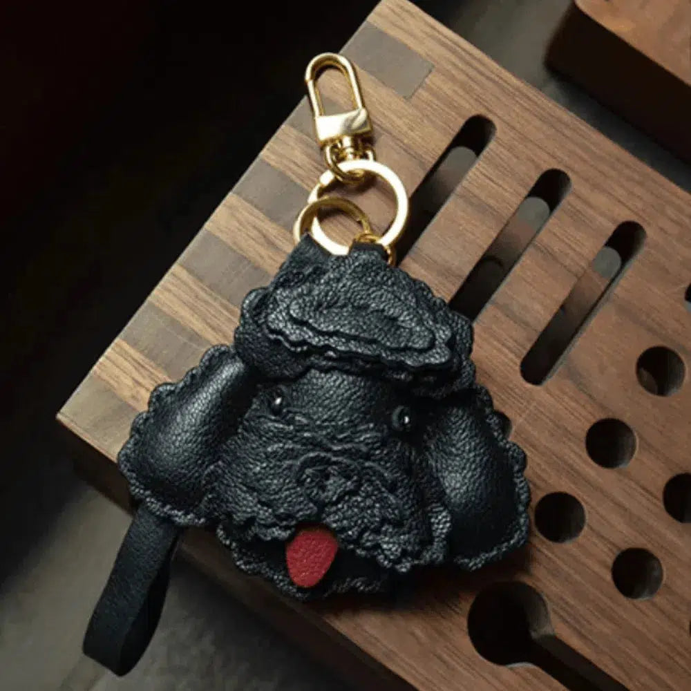 Poodle – Chic poodle design – Bag charm-15137985167744-Santi Vento Atelier