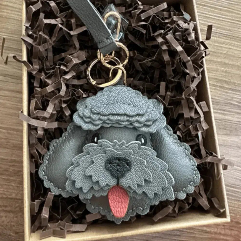 Poodle – Chic poodle design – Bag charm-15137985167744-Santi Vento Atelier