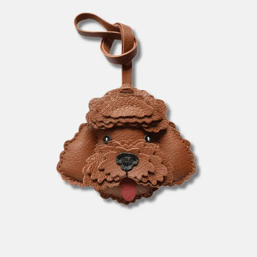 Poodle – Chic poodle design – Bag charm-15137985167744-Santi Vento Atelier