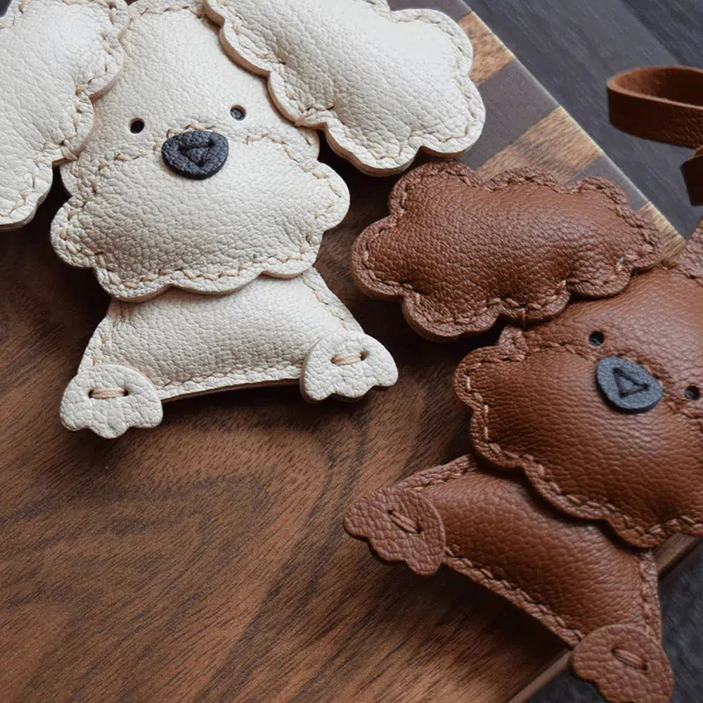 Poodle Puppy – Adorable design – Bag charm-15137986118016-Santi Vento Atelier
