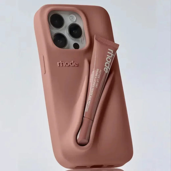 Portarelle – Lip gloss slot – Silicone phone case-15148535579008-Santi Vento Atelier