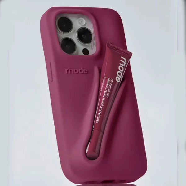 Portarelle – Lip gloss slot – Silicone phone case-15148535579008-Santi Vento Atelier