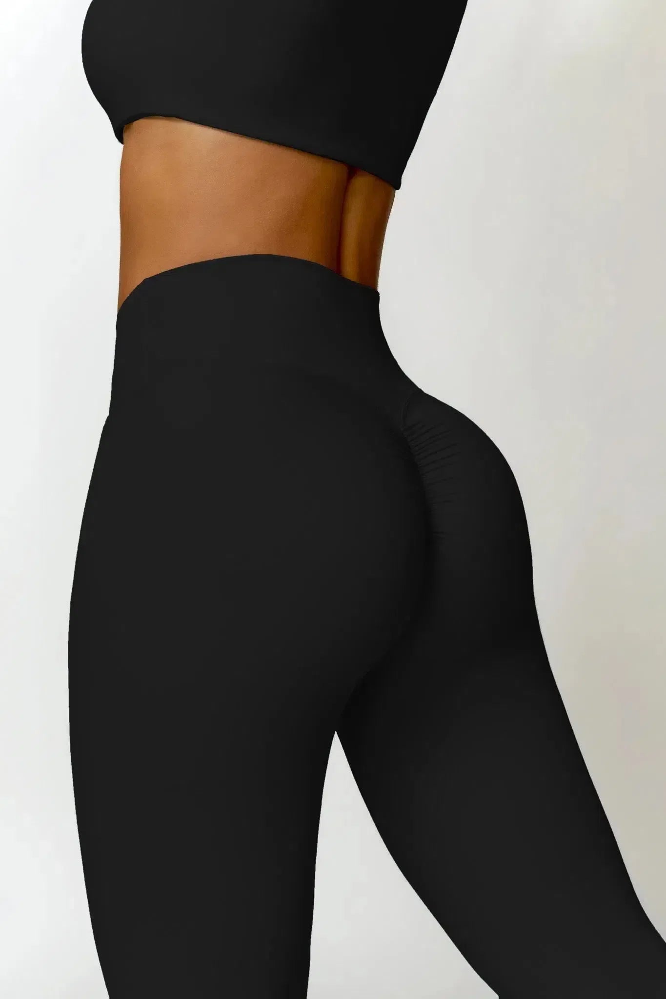 Prisca – Four-way stretch – Sculpting gym leggings-15138001748352-Santi Vento Atelier