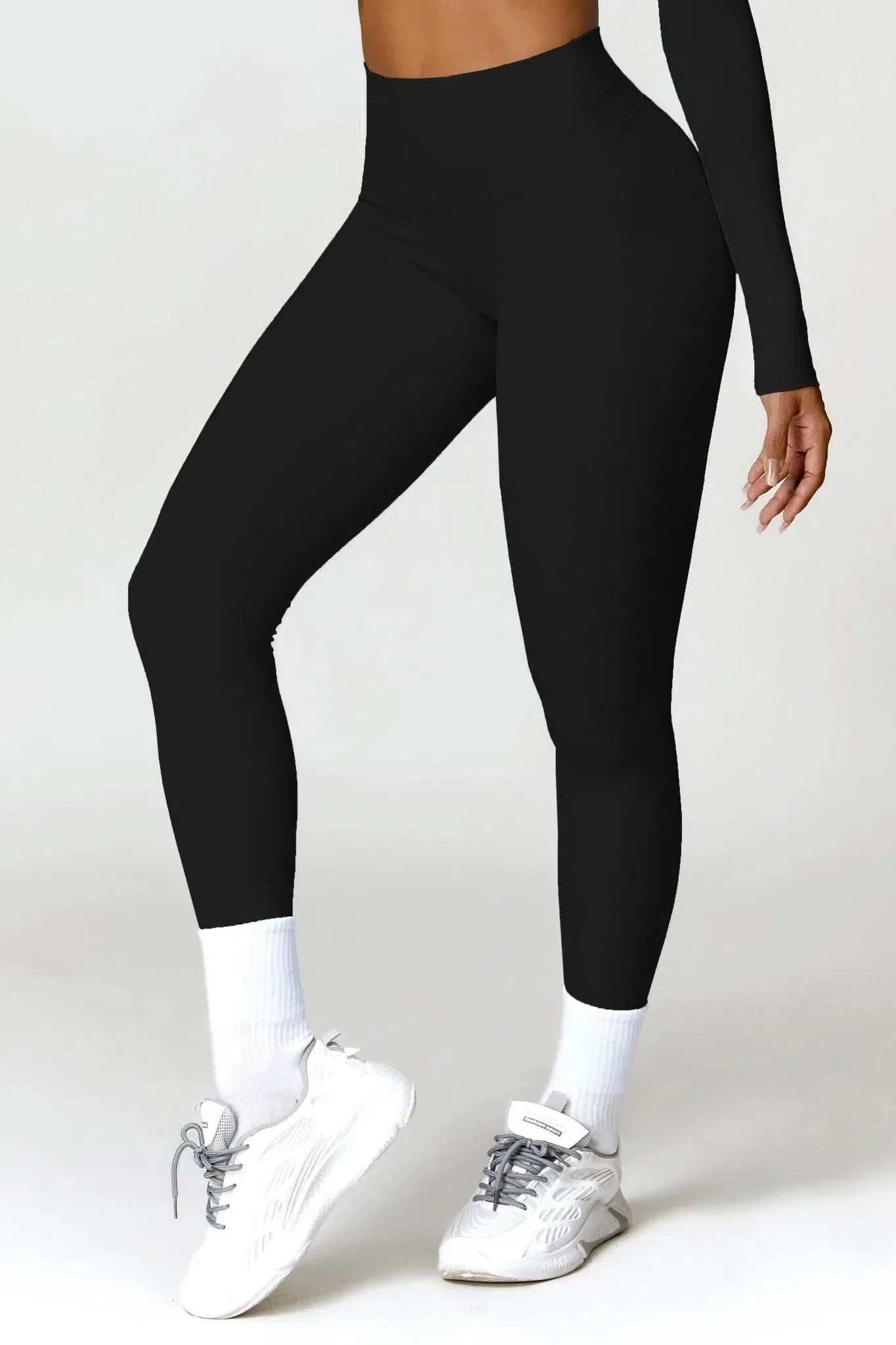 Prisca – Four-way stretch – Sculpting gym leggings-15138001748352-Santi Vento Atelier