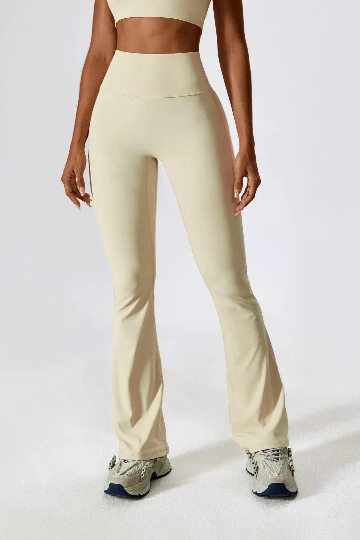 Priya – High-waisted fit – Flared leggings-15138001715584-Santi Vento Atelier