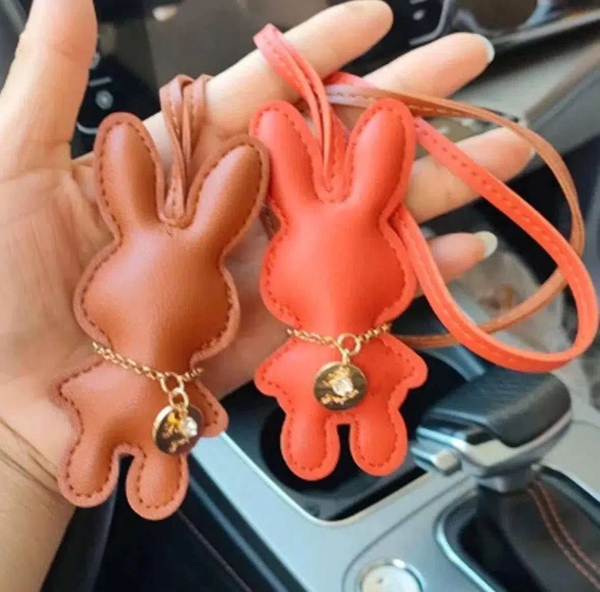 Rabbit – Cute rabbit design – Bag charm-15137985134976-Santi Vento Atelier